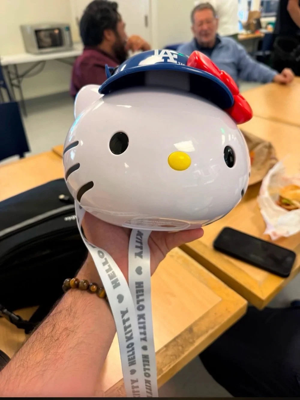 NWT Limited Edition Hello Kitty Dodgers Baseball Popcorn Bucket